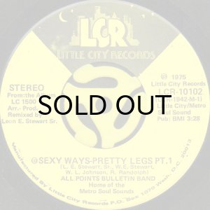 画像1: ALL POINTS BULLETIN BAND / SEXY WAYS-PRETTY LEGS (45's) (1)