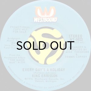 画像2: KING ERRISSON / EVERYDAY'S A HOLIDAY (45's) (PROMO) (2)