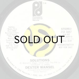 画像2: DEXTER WANSEL / SOLUTIONS (45's) (WHITE PROMO) (2)