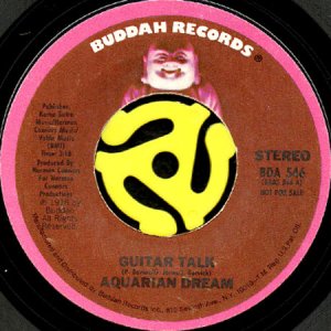 画像1: AQUARIAN DREAM / GUITAR TALK (45's) (PROMO) (1)