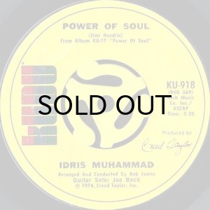 画像1: IDRIS MUHAMMAD / POWER OF SOUL b/w LORAN'S DANCE (45's) (1)