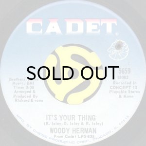画像2: WOODY HERMAN / I CAN'T GET NEXT TO YOU b/w IT'S YOUR THING (45's) (2)