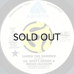 画像2: GIL SCOTT-HERON & BRIAN JACKSON / RACETRACK IN FRANCE b/w UNDER THE HAMMER (45's) (WHITE PROMO) (2)