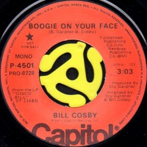 画像1: BILL COSBY / BOOGIE ON YOUR FACE (45's) (PROMO) (1)