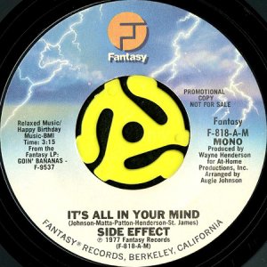 画像1: SIDE EFFECT / IT'S ALL IN YOUR MIND (45's) (PROMO) (1)