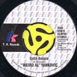 画像2: "WEIRD AL" YANKOVIC / ANOTHER ONE RIDES THE BUS (45's) (2)