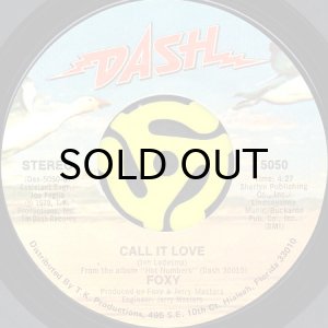 画像2: FOXY / HOT NUMBER b/w CALL IT LOVE (45's) (2)
