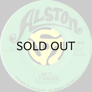 画像2: J.P. ROBINSON / PLEASE ACCEPT MY CALL b/w SAY IT (45's) (2)