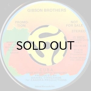 画像2: GIBSON BROTHERS / CUBA (LONG VERSION) (45's) (PROMO) (2)