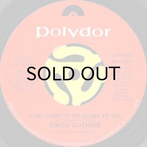 画像3: GWEN GUTHRIE / (THEY LONG TO BE) CLOSE TO YOU (45's) (3)
