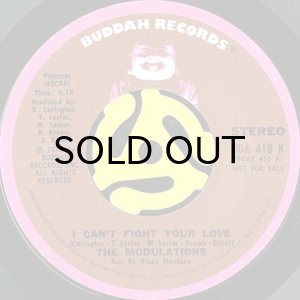 画像2: THE MODULATIONS / I CAN'T FIGHT YOUR LOVE (45's) (PROMO) (2)