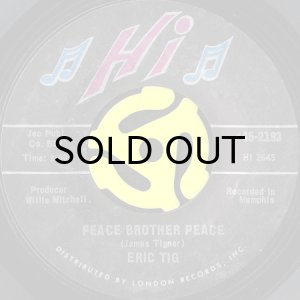 画像2: ERIC TIG / TREAT HER RIGHT b/w PEACE BROTHER PEACE (45's) (2)