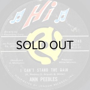 画像1: ANN PEEBLES / I CAN'T STAND THE RAIN (45's) (1)