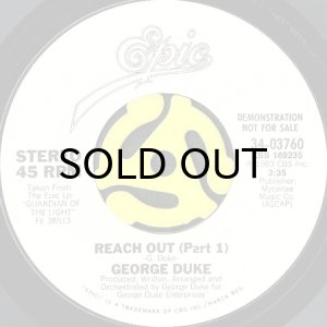 画像2: GEORGE DUKE / REACH OUT (45's) (WHITE PROMO) (2)