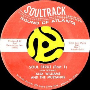 画像1: ALEX WILLIAMS AND THE MUSTANGS / SOUL STRUT (45's) (1)