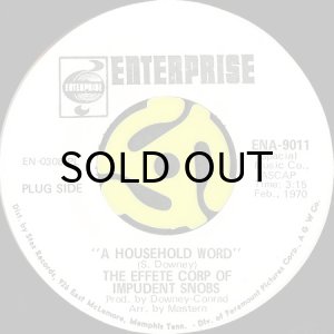 画像2: THE EFFETE CORP OF IMPUDENT SNOBS / A HOUSEHOLD WORD (45's) (WHITE PROMO) (2)