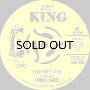 画像1: CAROLYN BLAKEY / TOMORROW'S CHILD (45's) (PROMO) (1)