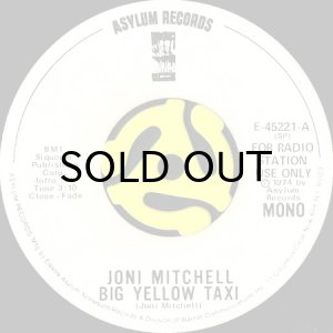 画像1: JONI MITCHELL / BIG YELLOW TAXI (LIVE) (45's) (WHITE PROMO) (1)