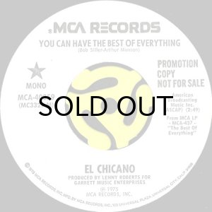 画像1: EL CHICANO / YOU CAN HAVE THE BEST OF EVERYTHING (45's) (WHITE PROMO) (1)