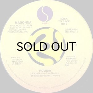 画像1: MADONNA / HOLIDAY b/w BORDERLINE (45's) (RE) (1)