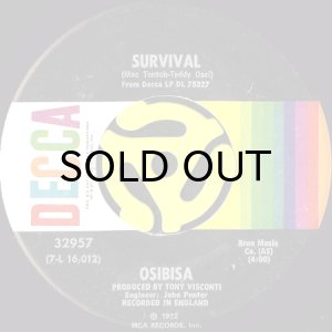 画像1: OSIBISA / SURVIVAL b/w MOVE ON (45's) (1)