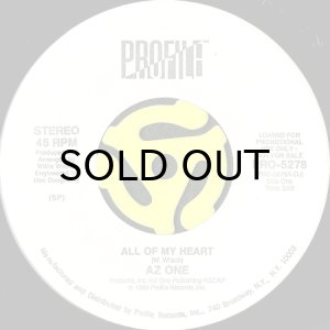 画像2: AZ ONE / ALL OF MY HEART (45's) (WHITE PROMO) (2)