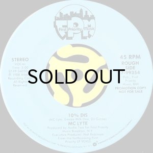 画像1: MC LYTE / 10% DIS (45's) (PROMO) (1)