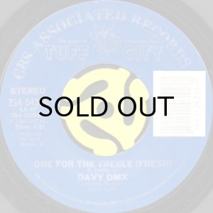 画像1: DAVY DMX / ONE FOR THE TREBLE (FRESH) (45's) (1)