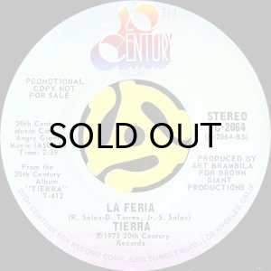 画像2: TIERRA / WE BELONG TOGETHER b/w LA FERIA (45's) (2)