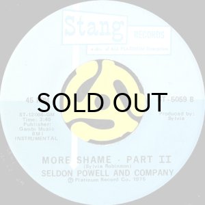 画像2: SELDON POWELL AND COMPANY / MORE SHAME (45's) (2)