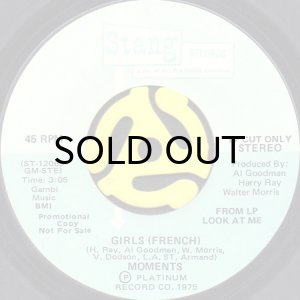 画像1: MOMENTS / GIRLS b/w LOOK AT ME (FRENCH) (45's) (1)