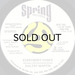 画像2: DALTRY MARTIN / EVERYBODY DANCE (45's) (WHITE PROMO) (2)