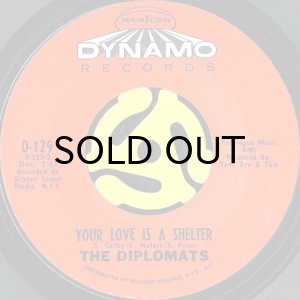 画像2: THE DIPLOMATS / ACCEPT ME b/w YOUR LOVE IS A SHELTER (45's) (2)