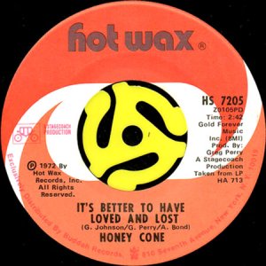 画像2: HONEY CONE / SITTIN' ON A TIME BOMB (45's) (2)
