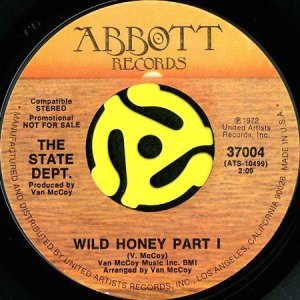 画像1: THE STATE DEPT. / WILD HONEY (45's) (PROMO) (1)