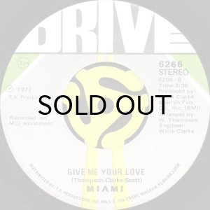 画像2: MIAMI / LAY DOWN BABY b/w GIVE ME YOUR LOVE (45's) (2)