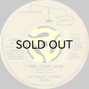 画像1: THE WORLD'S FUNKIEST BAND / I FEEL YOUR LOVE b/w WHEN YOU'RE ALONE (45's) (1)