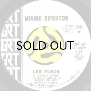 画像1: MINNIE RIPERTON / LES FLEUR (45's) (WHITE PROMO) (1)