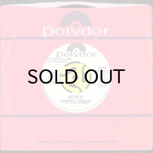 画像3: VANEESE & CAROLYN / LET ME IN (45's) (WHITE PROMO) (3)