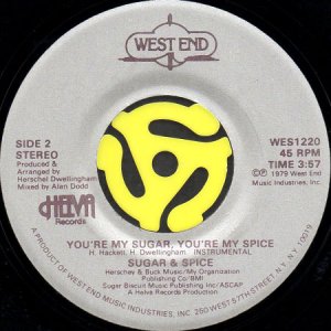 画像2: SUGAR & SPICE / YOU'RE MY SUGAR, YOU'RE MY SPICE (45's) (2)