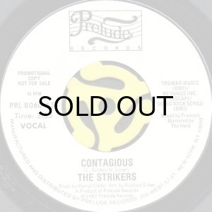 画像1: THE STRIKERS / CONTAGIOUS (45's) (WHITE PROMO) (1)