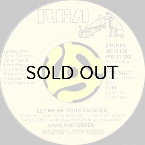 画像2: GARLAND GREEN / LET'S CELEBRATE b/w LET ME BE YOUR PACIFIER (45's) (2)