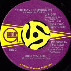 画像2: MIRA WATERS / YOU HAVE INSPIRED ME (45's) (2)
