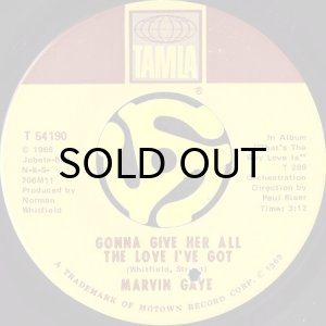 画像2: MARVIN GAYE / HOW CAN I FORGET b/w GONNA GIVE HER ALL THE LOVE I'VE GOT (45's) (2)