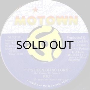 画像2: RIOT / PUT YOUR GUN DOWN BROTHER b/w IT'S BEEN OH SO LONG (45's) (2)