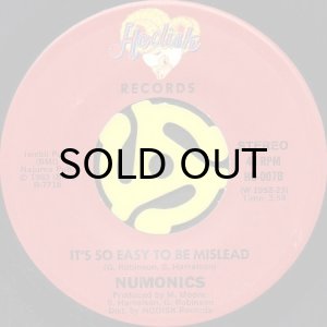 画像2: NUMONICS / ONE MORE TRY b/w IT'S SO EASY TO BE MISLEAD (45's) (2)