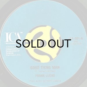 画像1: FRANK LUCAS / GOOD THING MAN (45's) (1)
