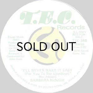 画像2: BARBARA McNAIR / BECAUSE OF YOU (45's) (2)