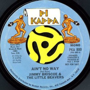 画像1: JIMMY BRISCOE AND THE LITTLE BEAVERS / AIN'T NO WAY (45's) (PROMO) (1)