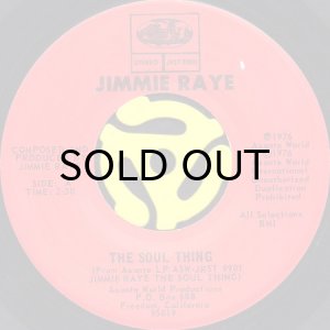 画像1: JIMMIE RAYE / THE SOUL THING (45's) (1)